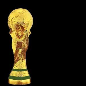 World Cup Soccer Trophy 9.5 in Tall